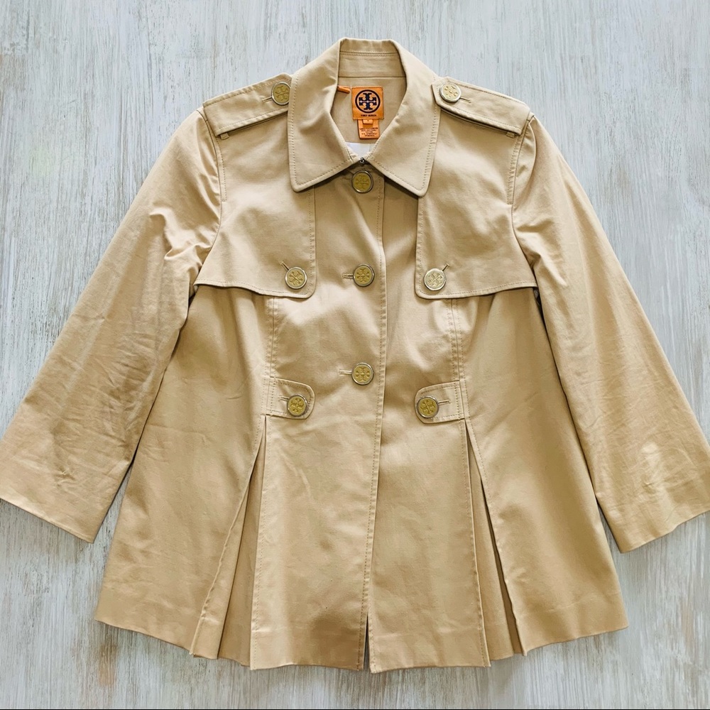 TORY BURCH | tan pea coat